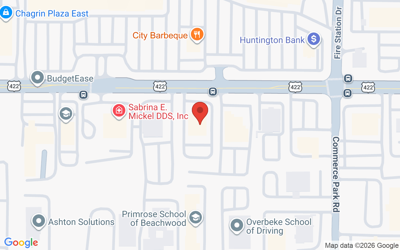 Map showing the location of Mind & Body Studio