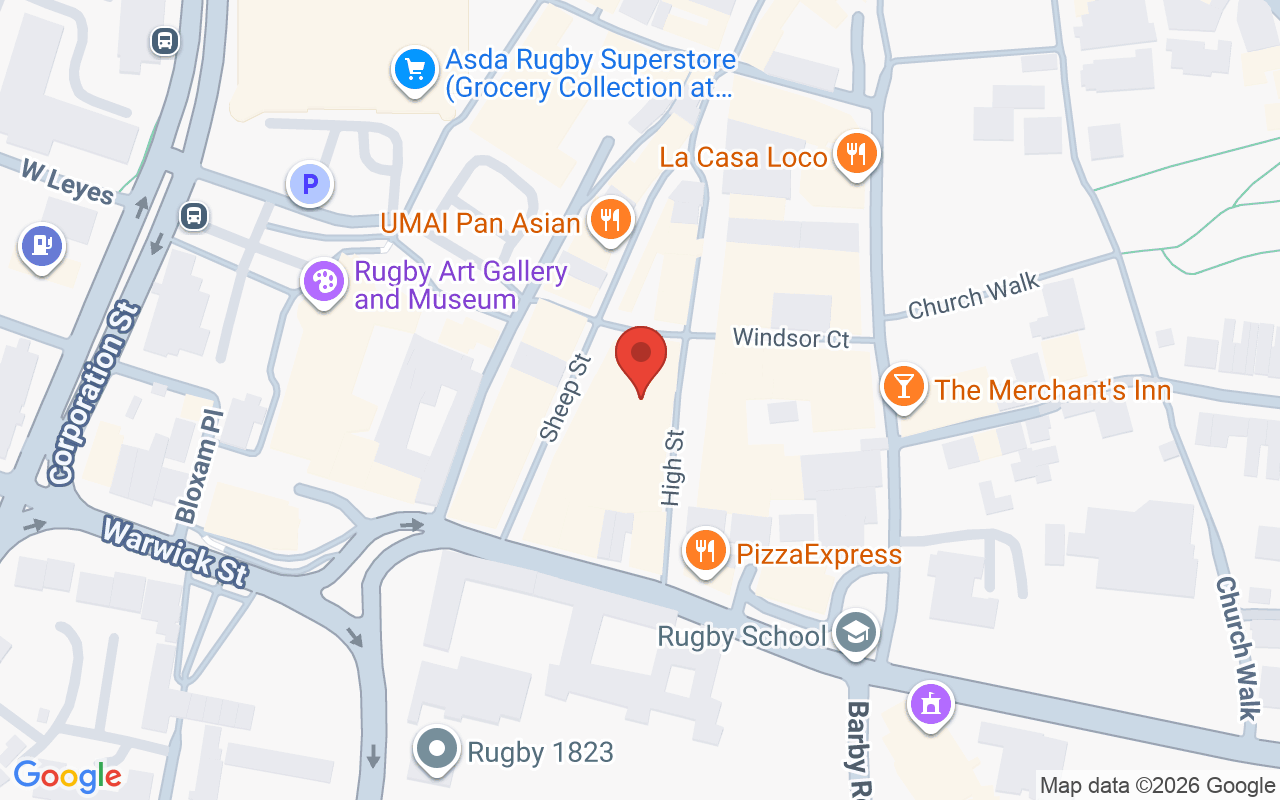 Map showing the location of Baylis & Peet Hair