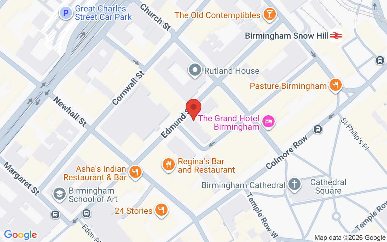 Map showing the location of Benjamin Ryan Hair