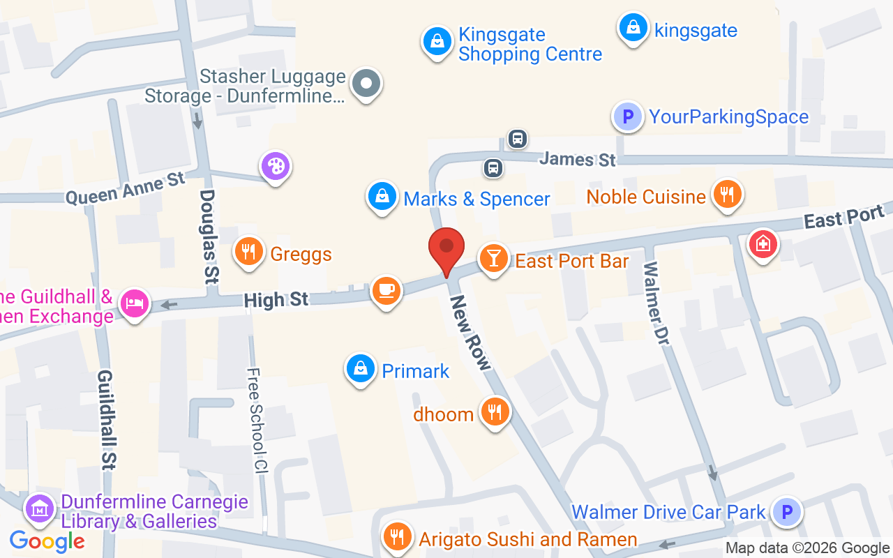 Map showing the location of Bespoke Colour House