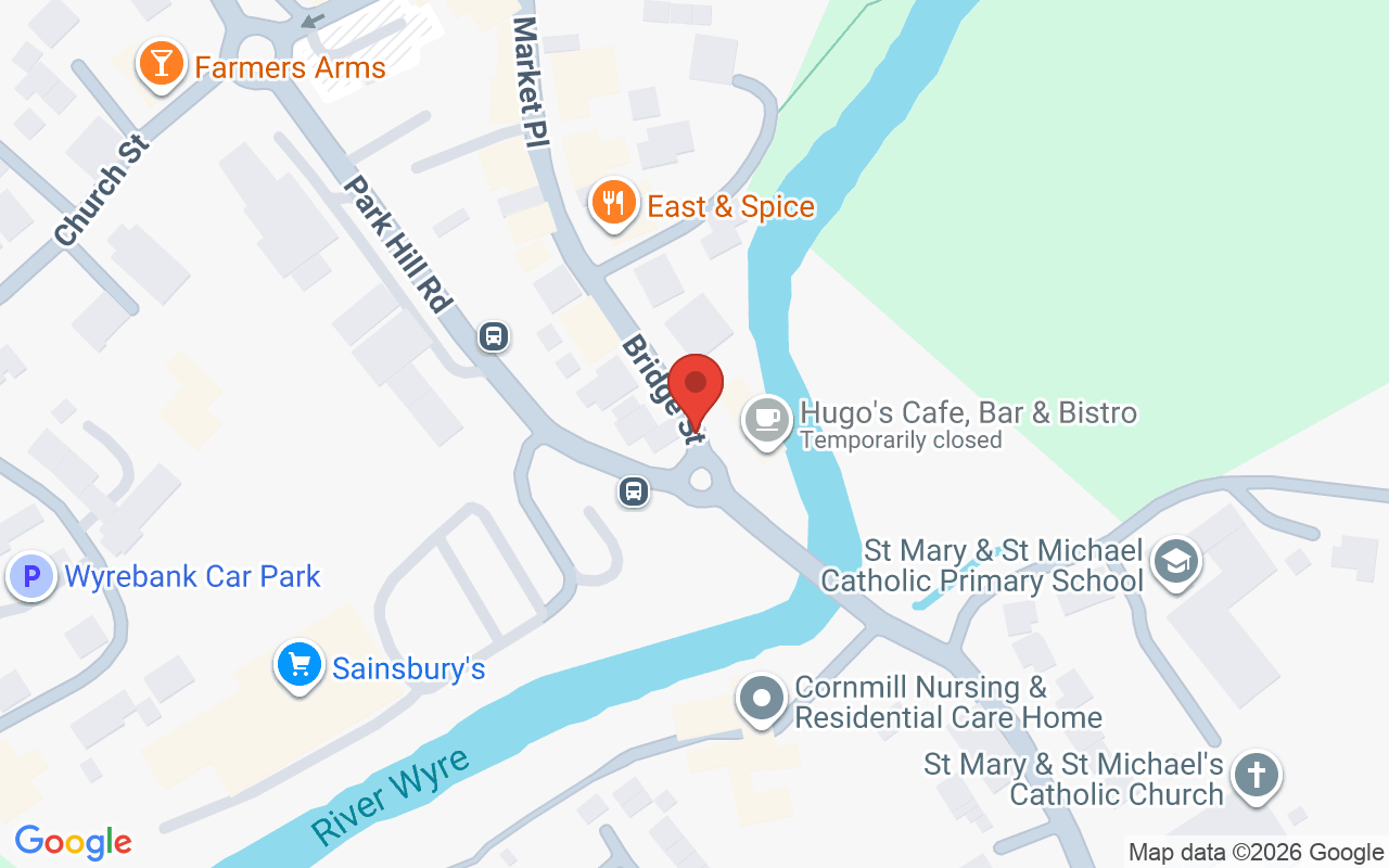 Map showing the location of LOUISA JOHN
