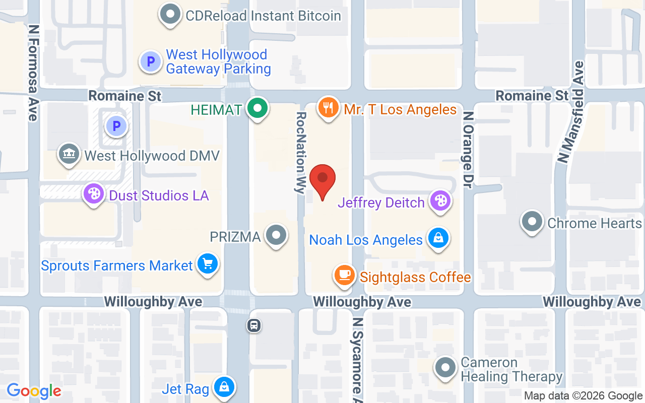 Map showing the location of Pause Studio