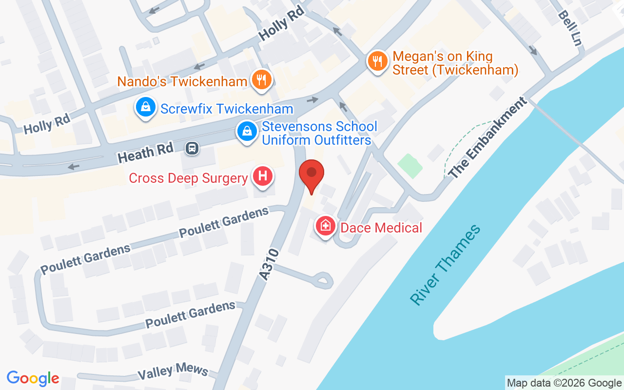 Map showing the location of True Medispa