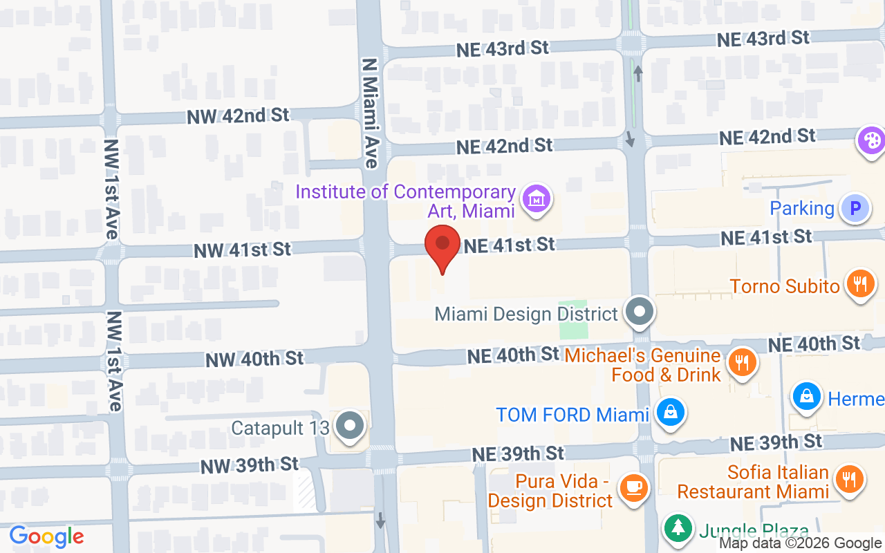 Map showing the location of L’art de Beauty Salon