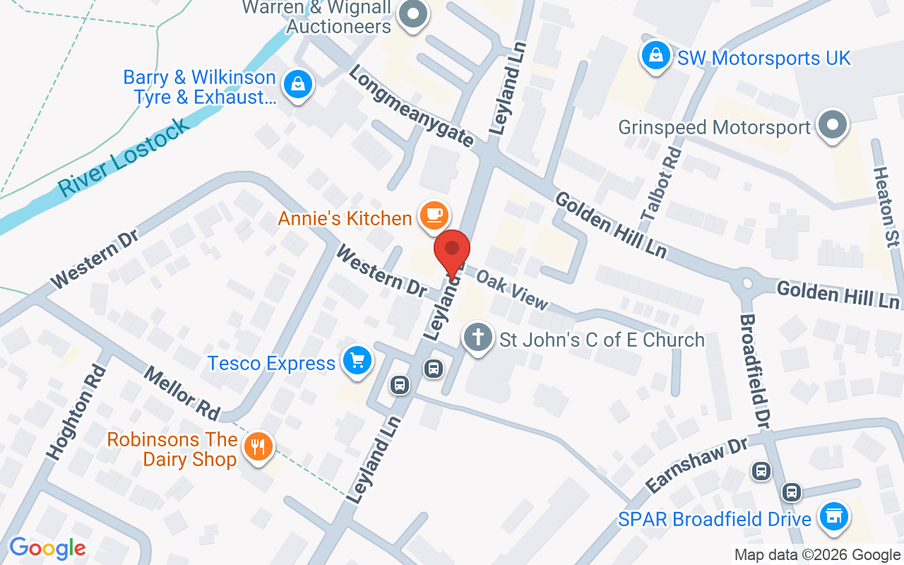 Map showing the location of No 77 Creative Hair