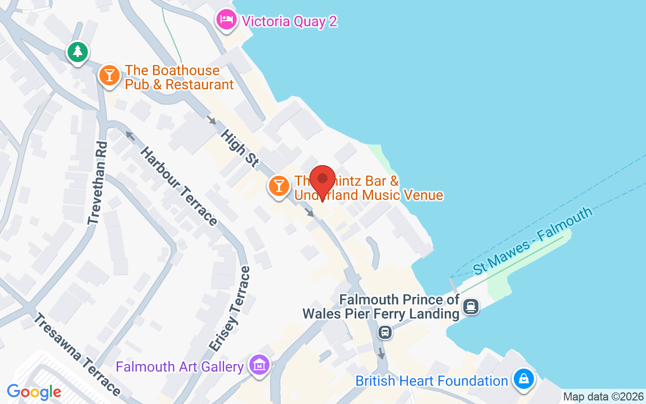 Map showing the location of NV HAIRDRESSING
