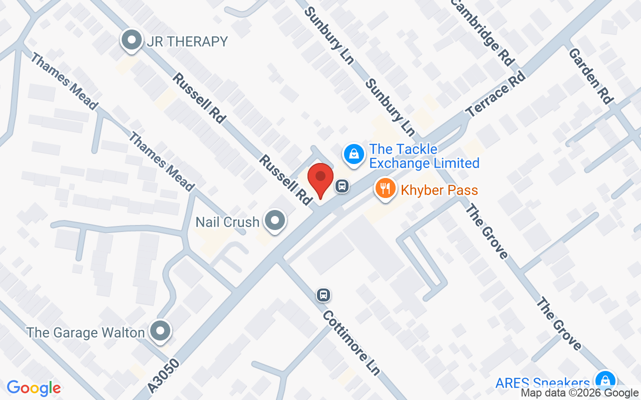 Map showing the location of Rock N Rolla Hairdressing
