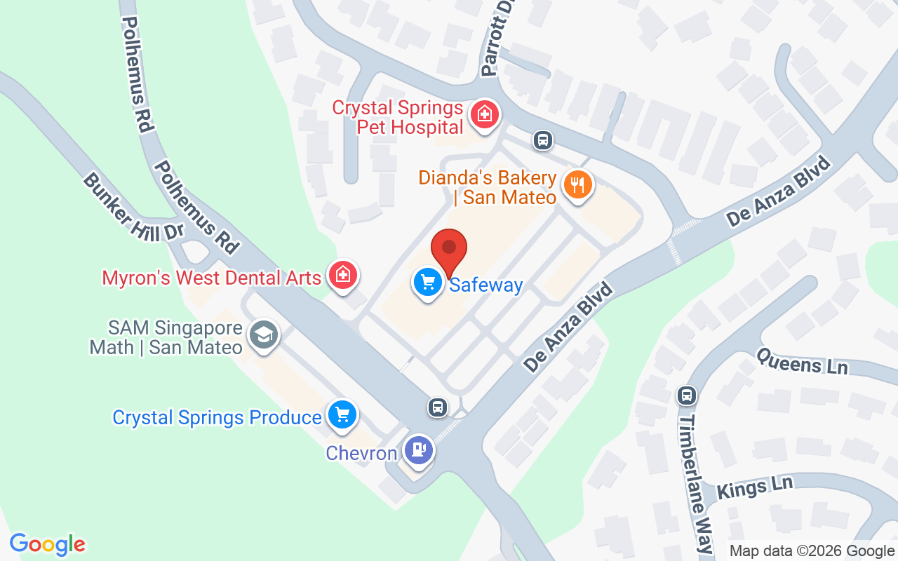 Map showing the location of Bond Hair Bar