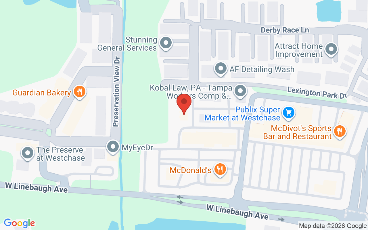 Map showing the location of Essentials Massage & Facial Spa of Westchase