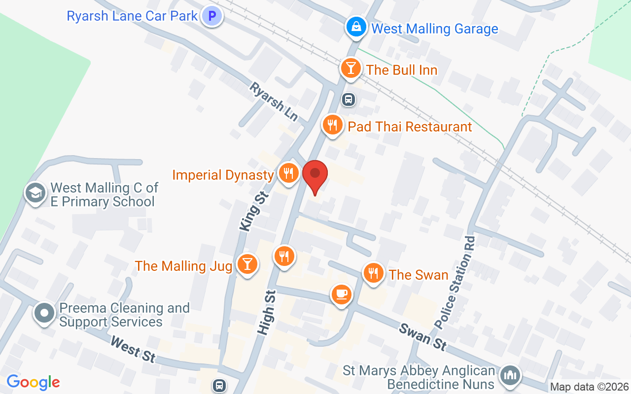 Map showing the location of Shine Hairdressing