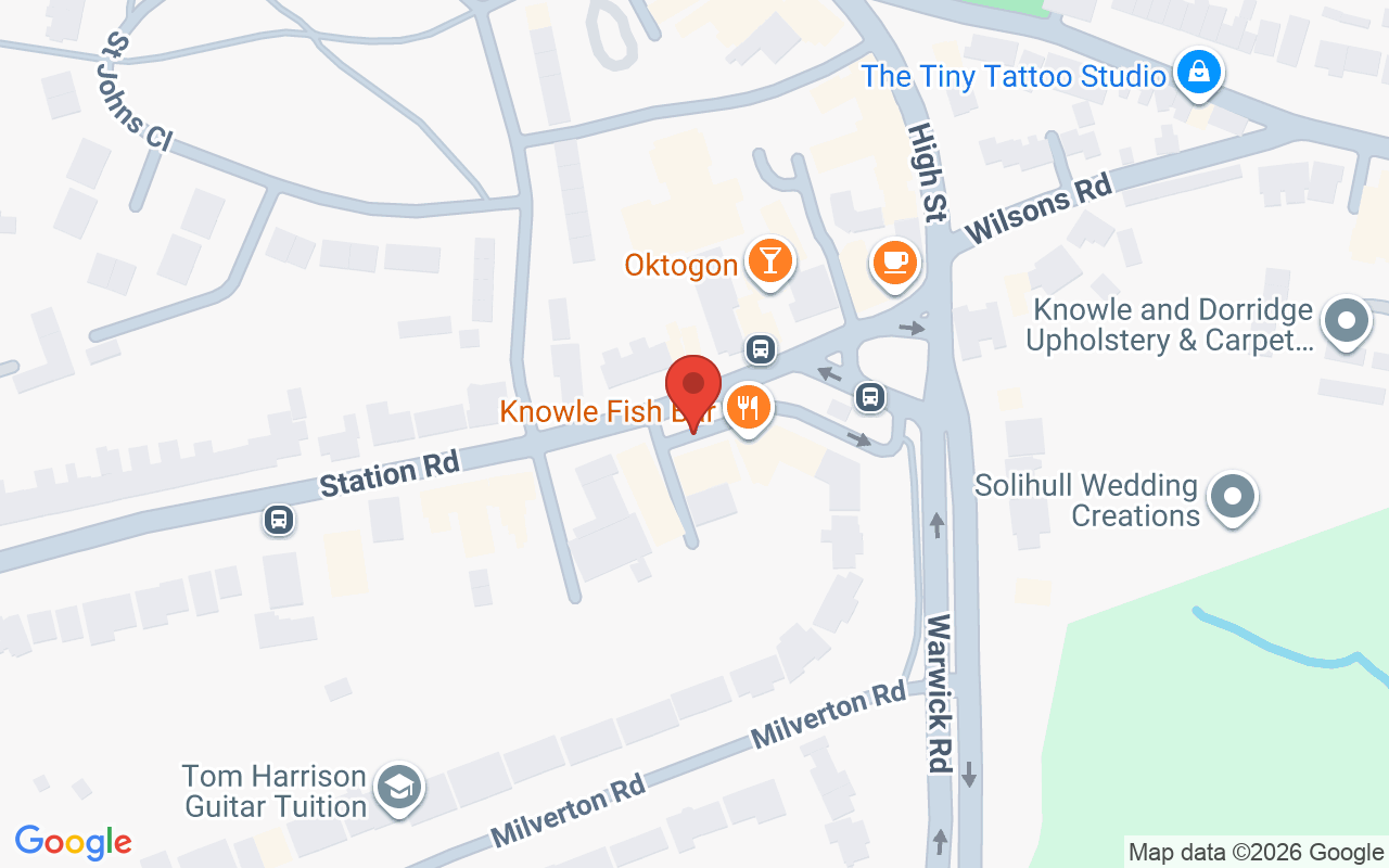 Map showing the location of Simon Paul Hair & Beauty