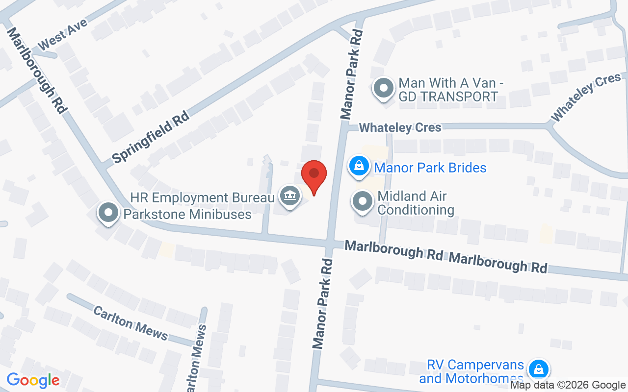 Map showing the location of The Essentials