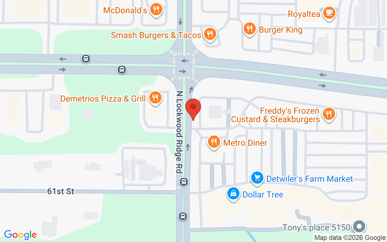 Map showing the location of Essentials Massage & Facial Spa of Sarasota