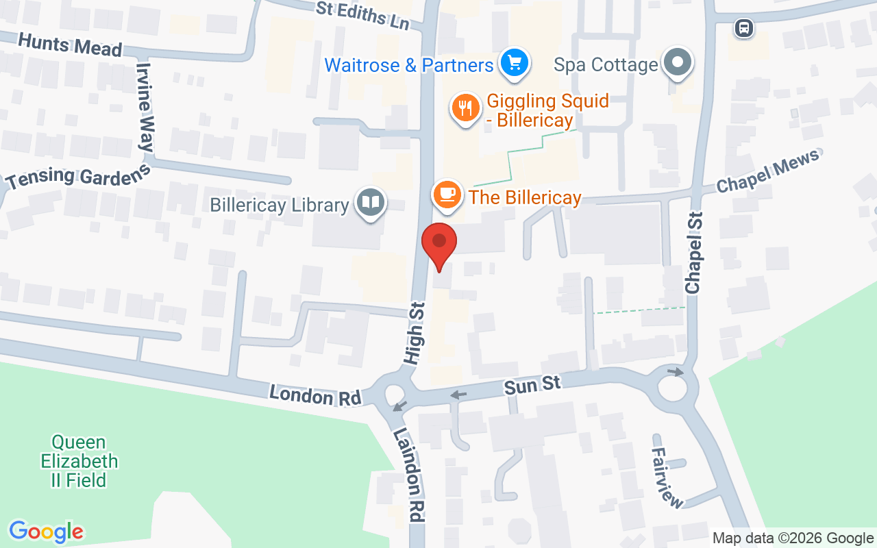 Map showing the location of Headlines