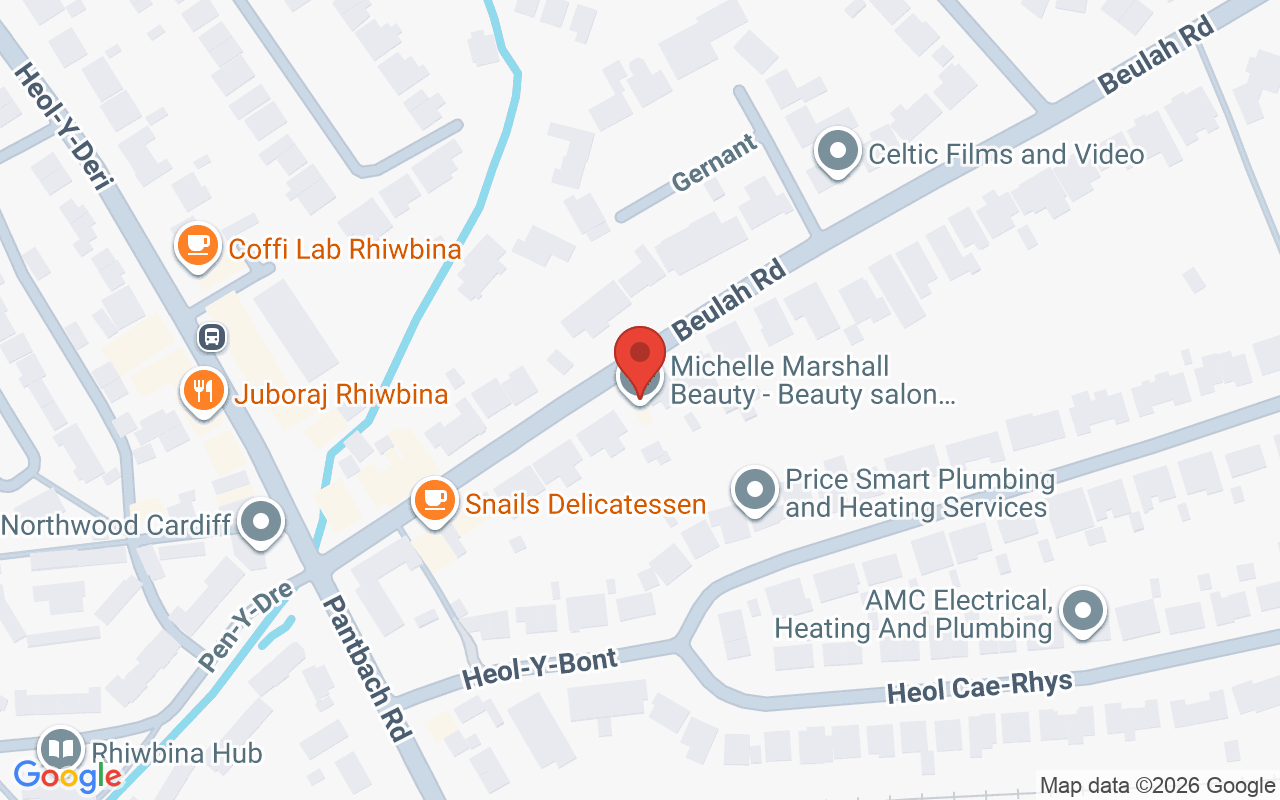 Map showing the location of Michelle Marshall SALON – Beauty