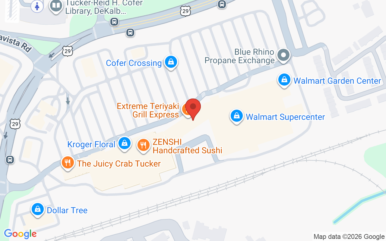 Map showing the location of Magical Waxing Tucker
