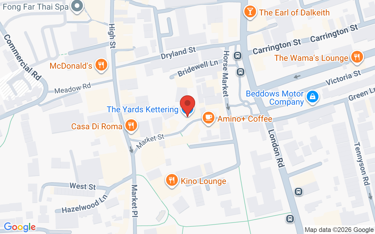 Map showing the location of Sorelle Salon
