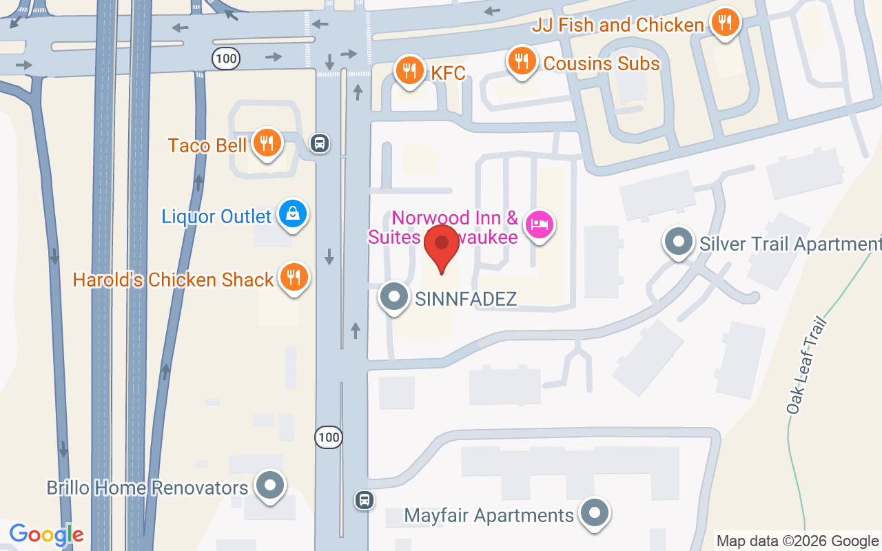Map showing the location of Diva de Luxe Salon Suites and Trainig Center