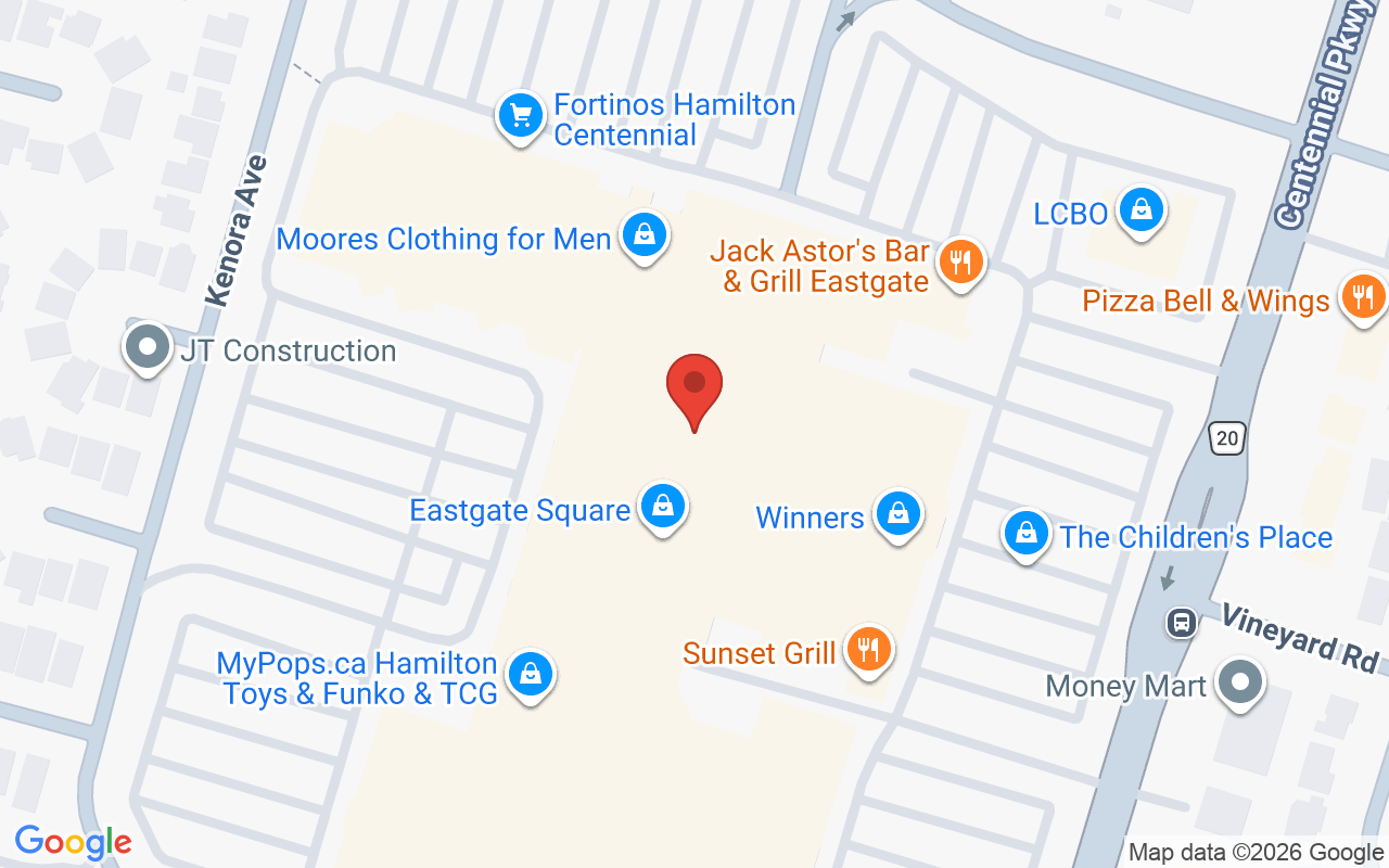 Map showing the location of L’AMOUR NAILS