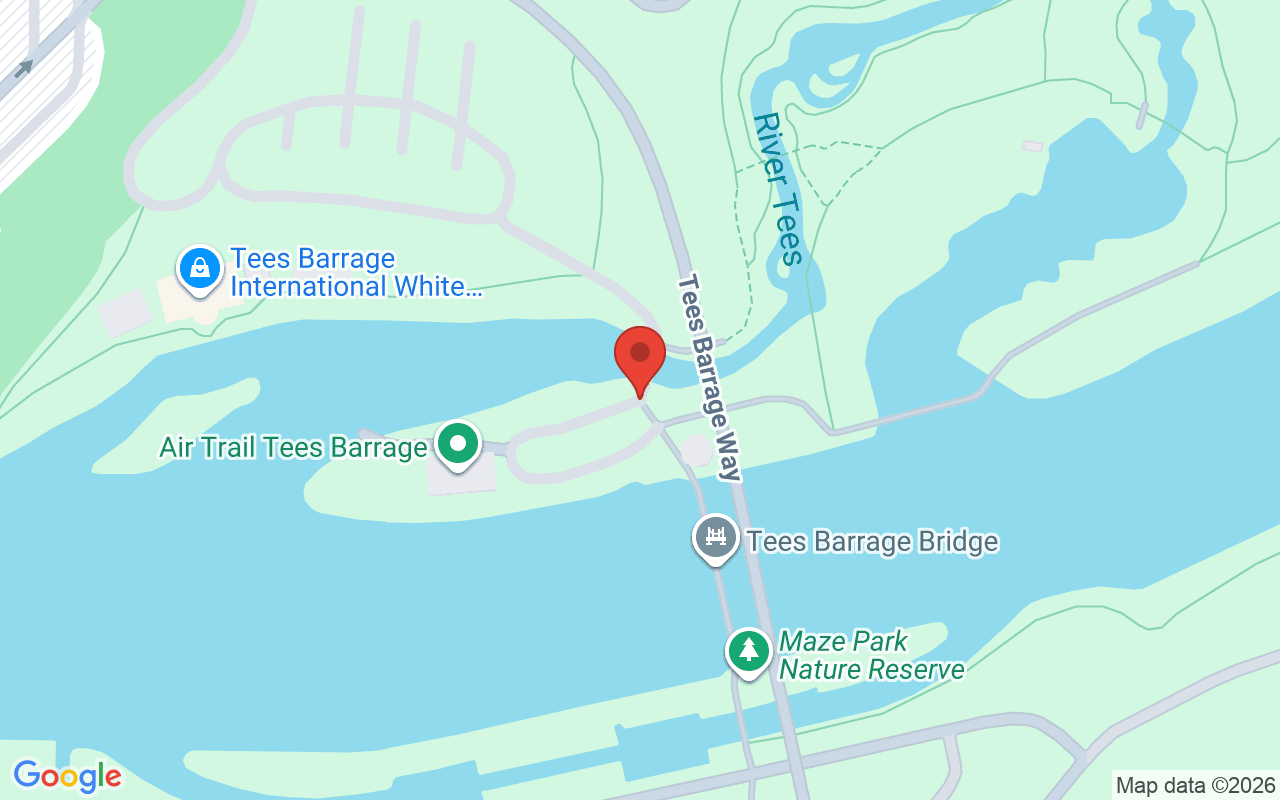Map showing the location of Our Skin & Beauty Clinic, David Lloyd Club