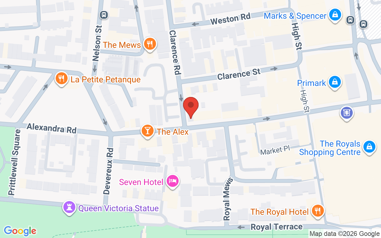Map showing the location of Body Aesthetics