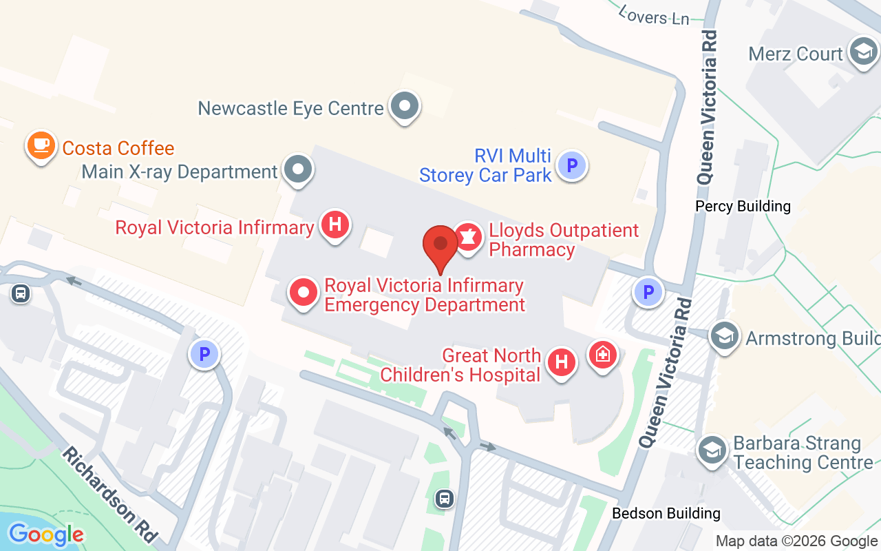 Map showing the location of Luxy You Beauty Salon & Training Academy