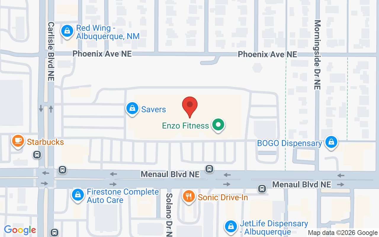Map showing the location of Izzy’s Chair