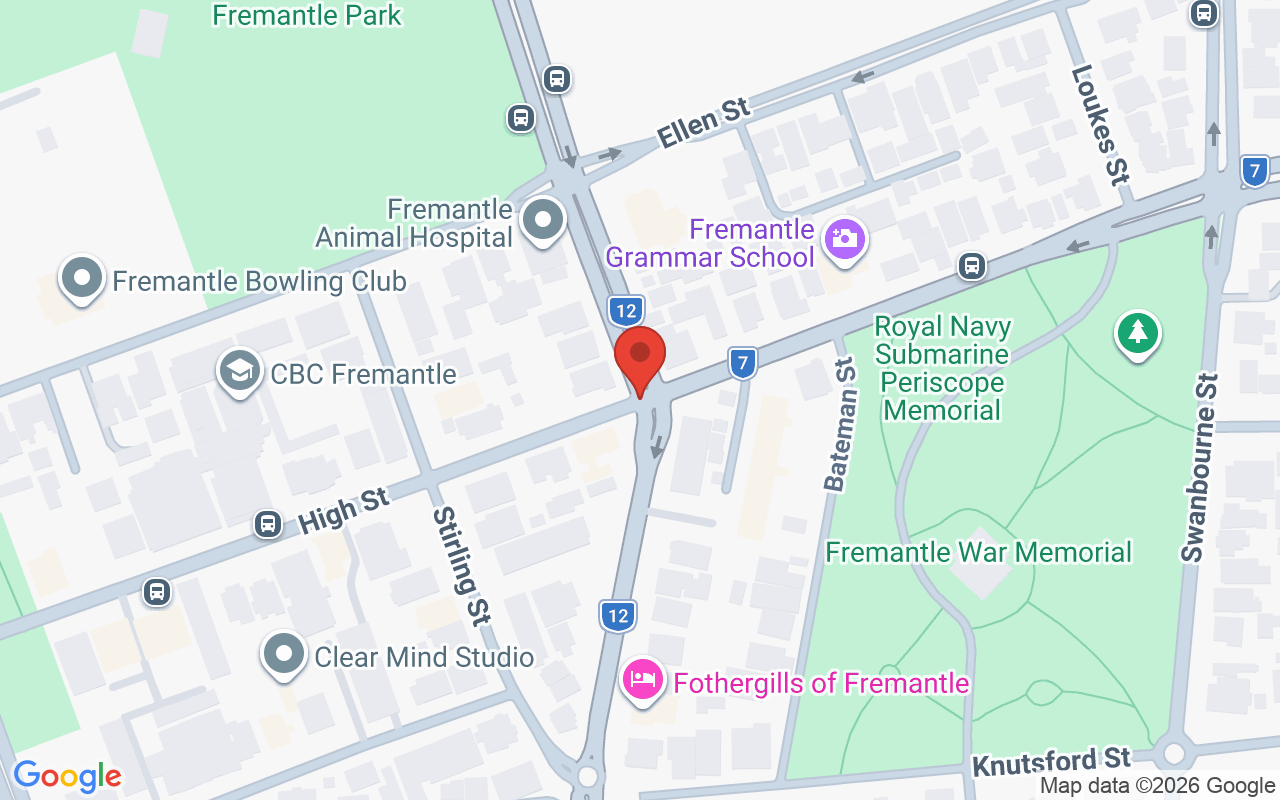 Map showing the location of Rachel Lavelle Beauty Salon & Academy