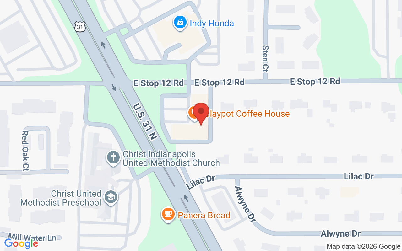 Map showing the location of Makangels Beauty Salon, Greenwood