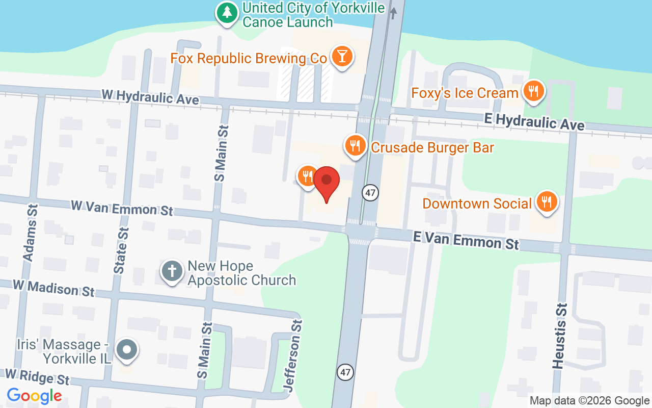 Map showing the location of The Salon Social