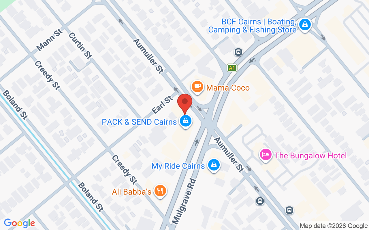 Map showing the location of Skin Alert Cairns Skin Cancer and Cosmetic Clinic