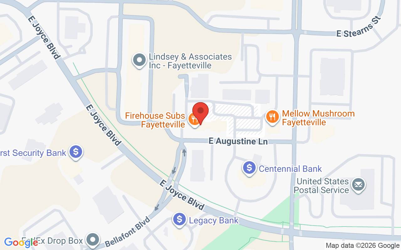 Map showing the location of The Nail C.E.O. Salon and Spa