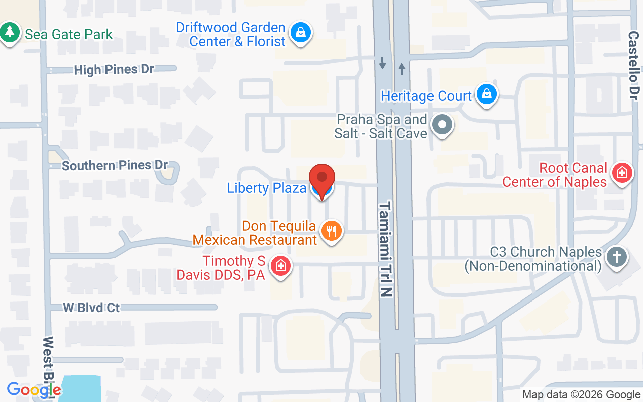 Map showing the location of Le Bella Spa
