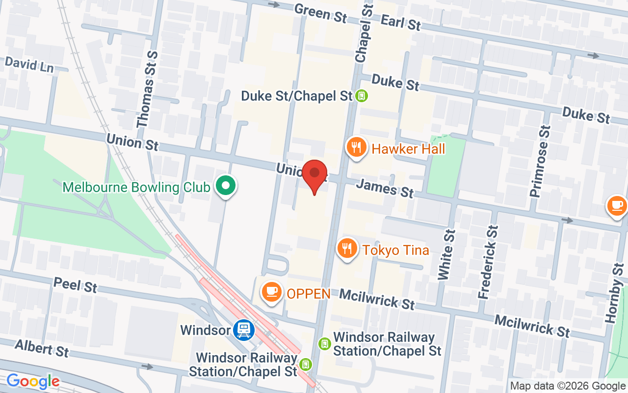 Map showing the location of Same Same But Different, Windsor, Victoria
