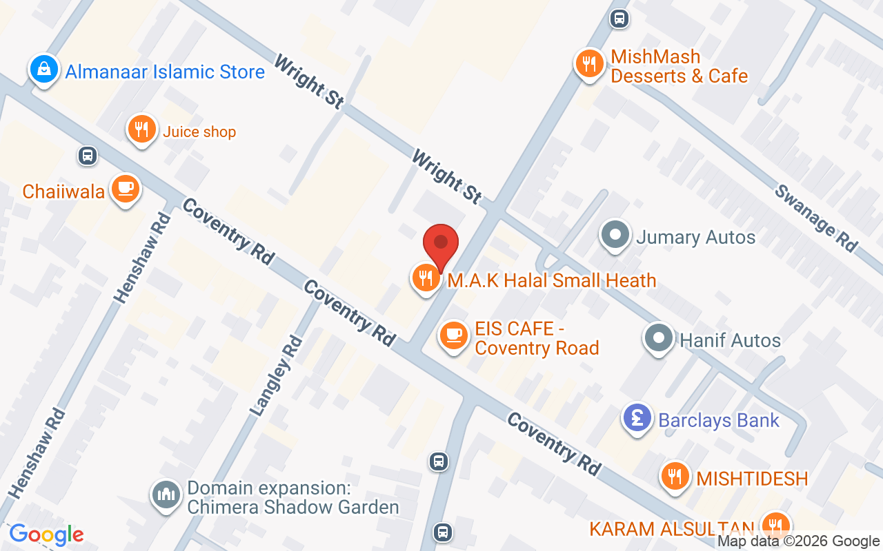 Map showing the location of Asraar Salon and Spa