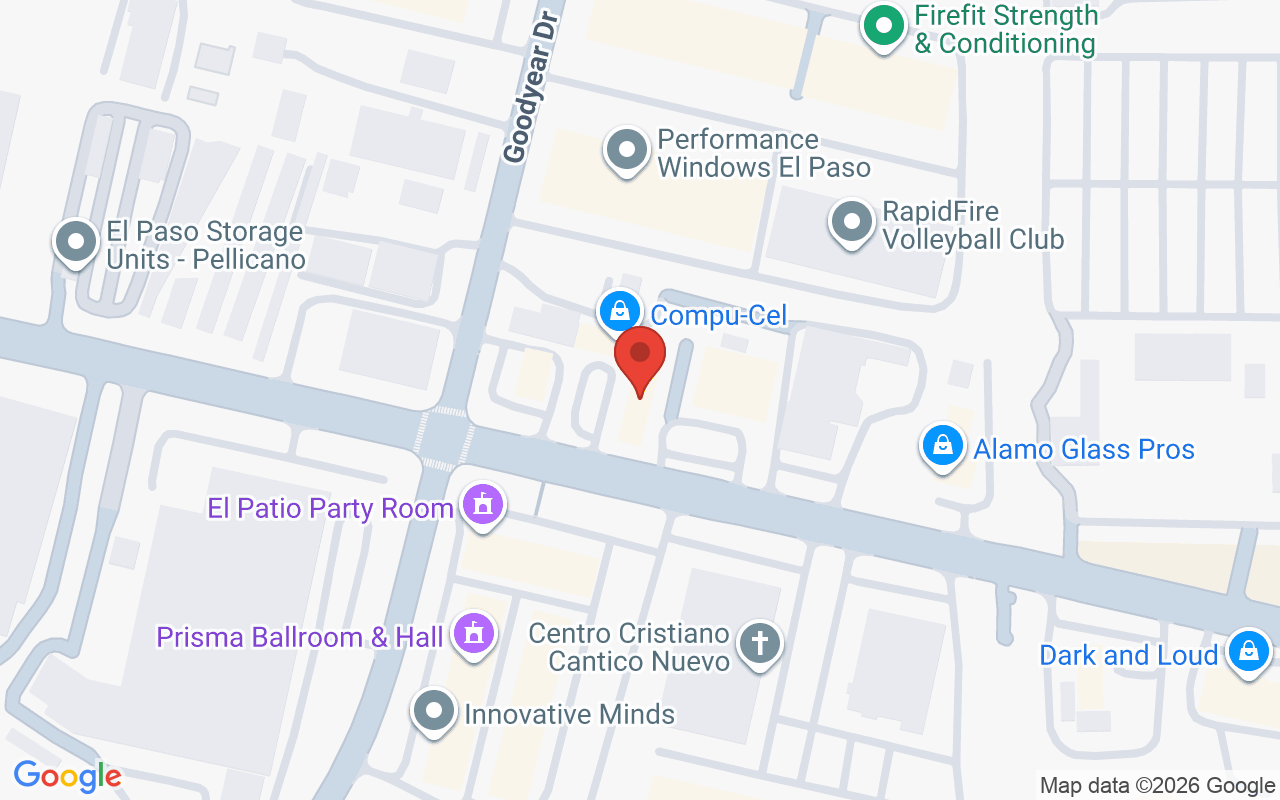 Map showing the location of Galias Hair & Beauty Salon