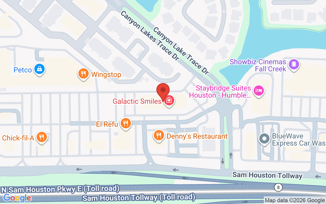 Map showing the location of Lush Hair Folk Salon in Houston Texas