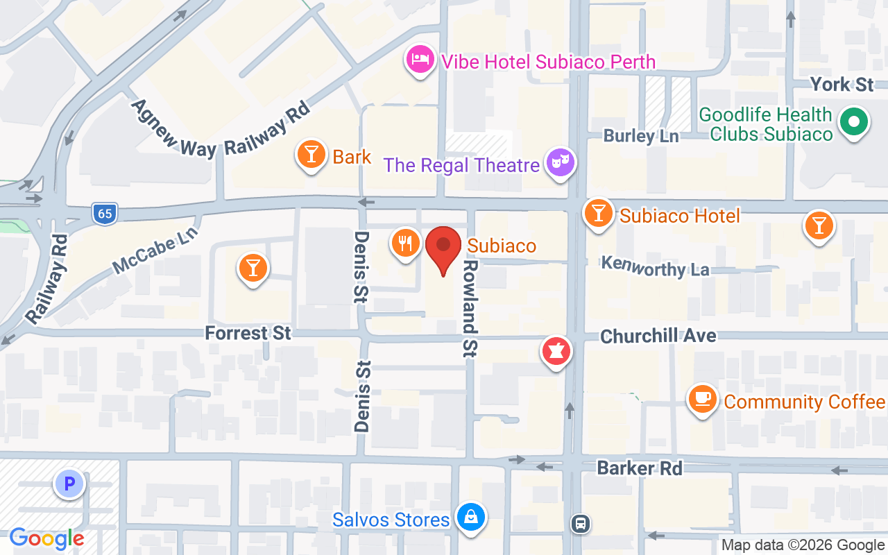 Map showing the location of Erin Aesthetics
