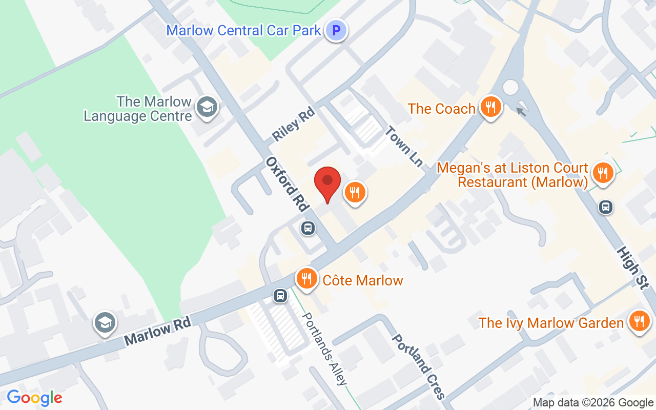 Map showing the location of Springwell Clinic