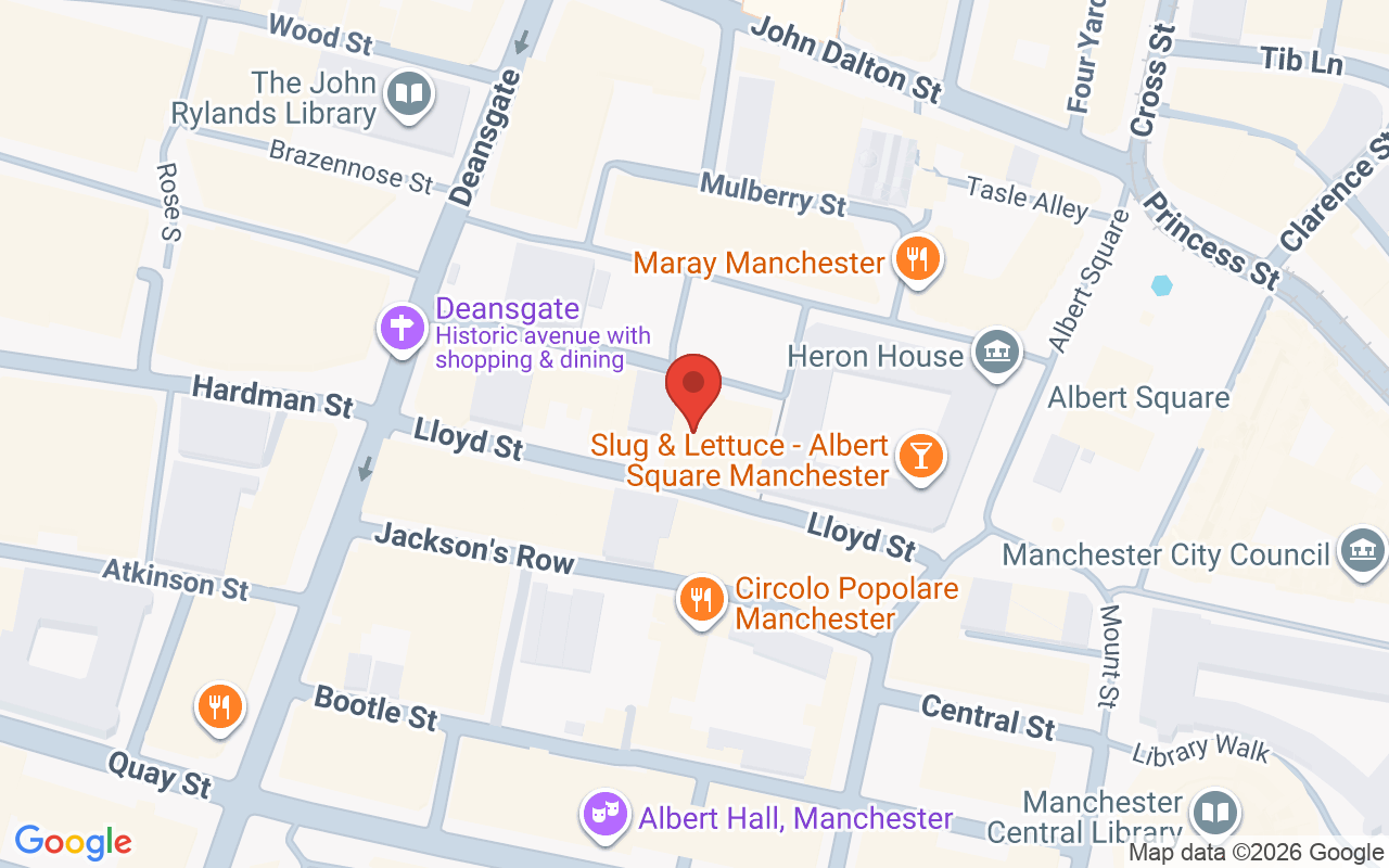Map showing the location of David Rozman Hair Salon
