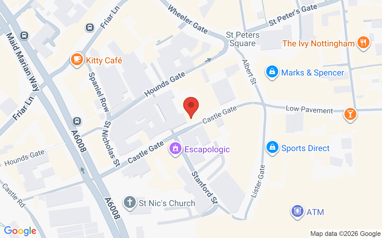 Map showing the location of Jacks & Buckley