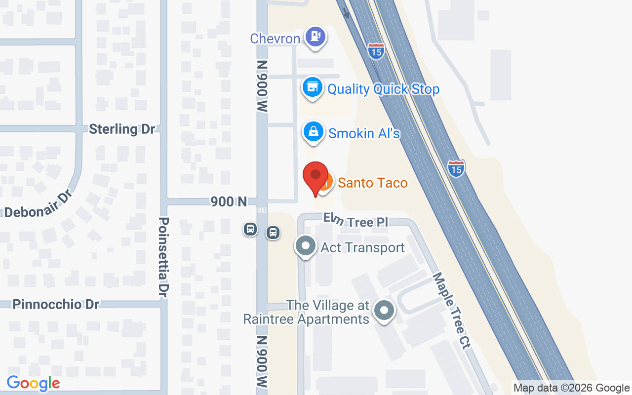Map showing the location of Break Bread Barber