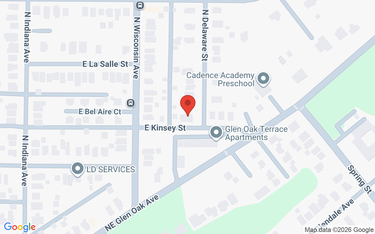 Map showing the location of The Beauty Diva llc