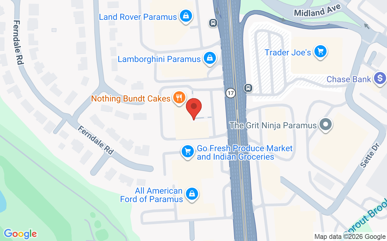 Map showing the location of Elysium Wax Studio
