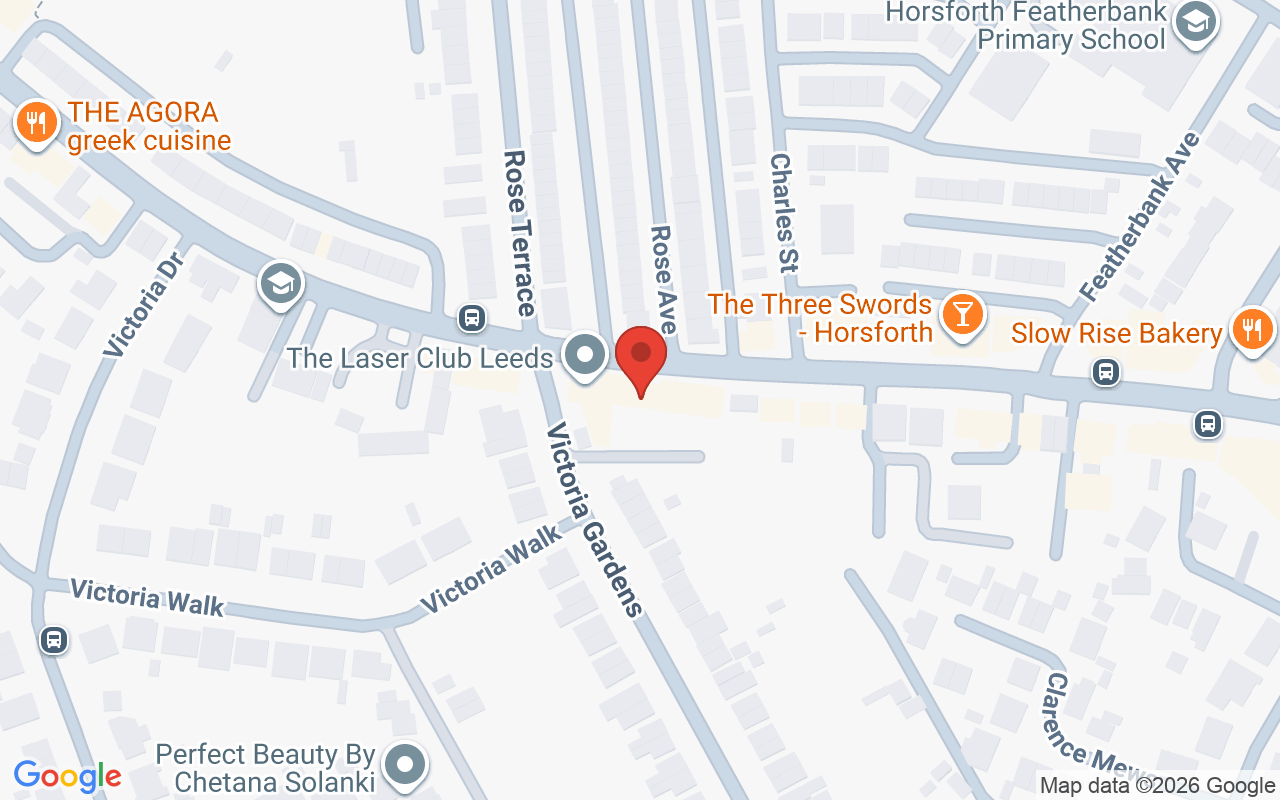 Map showing the location of Sun Station Leeds Ltd