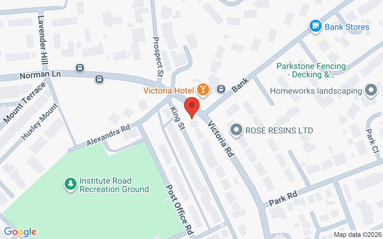 Map showing the location of The beauty Room