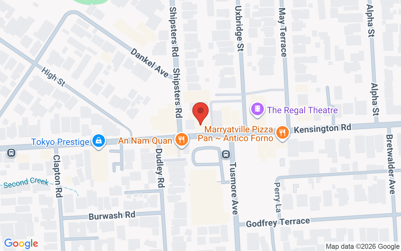 Map showing the location of Perfect Brows and Cosmetics