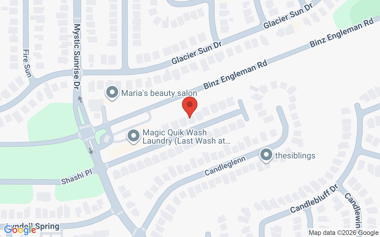 Map showing the location of Virgo Hair Braiding Salon
