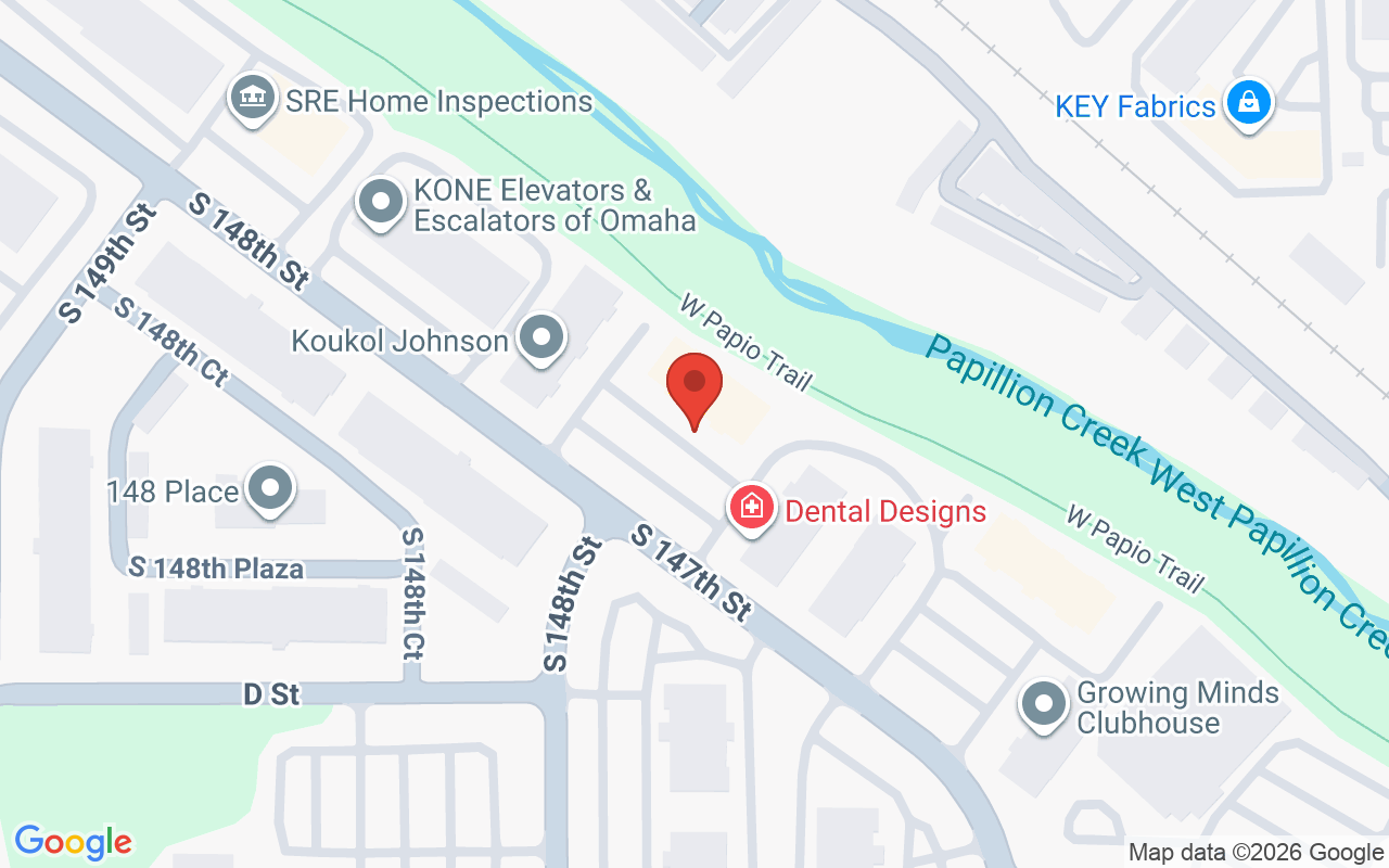 Map showing the location of Nail-Spiration, LLC
