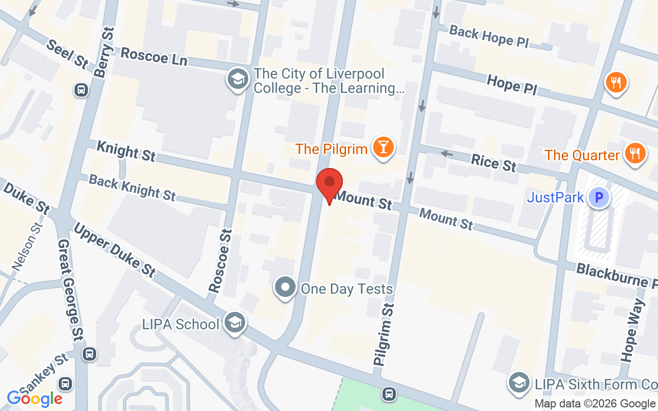 Map showing the location of HD Hairlines